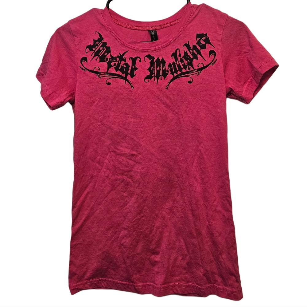 Metal Mulisha Pink Short Sleeve Tee